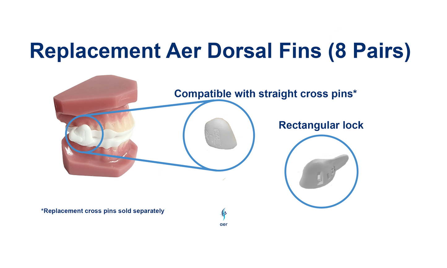 Replacement Straight Cross Pins  (Compatible with the older style Aer Dorsal Fins)